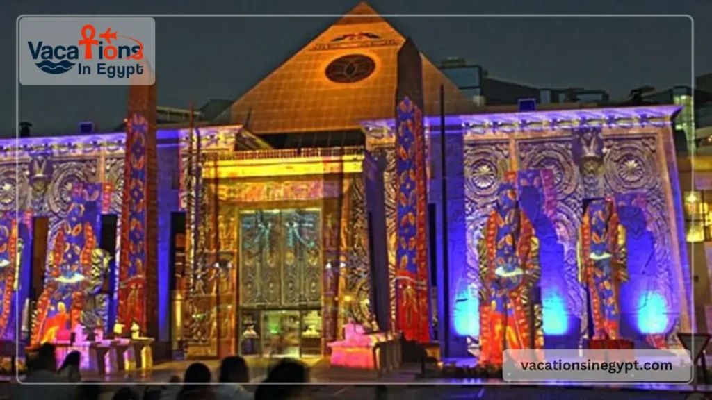 Sound and light show at philae temple
