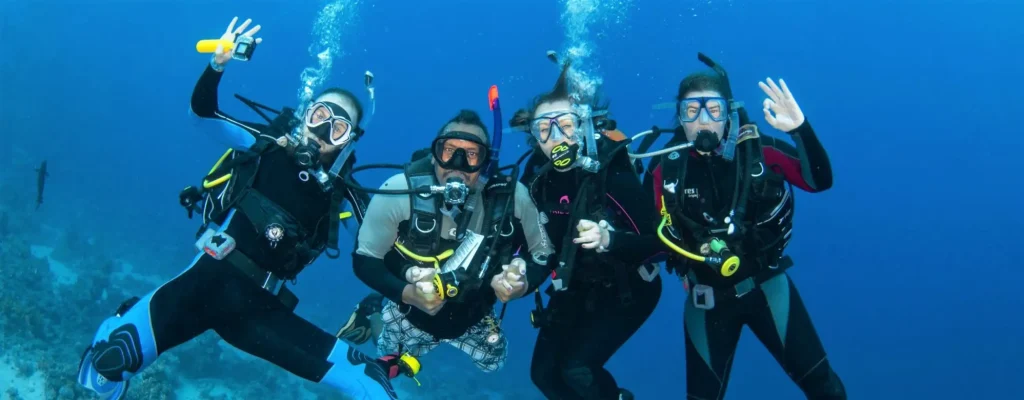under the sea waves