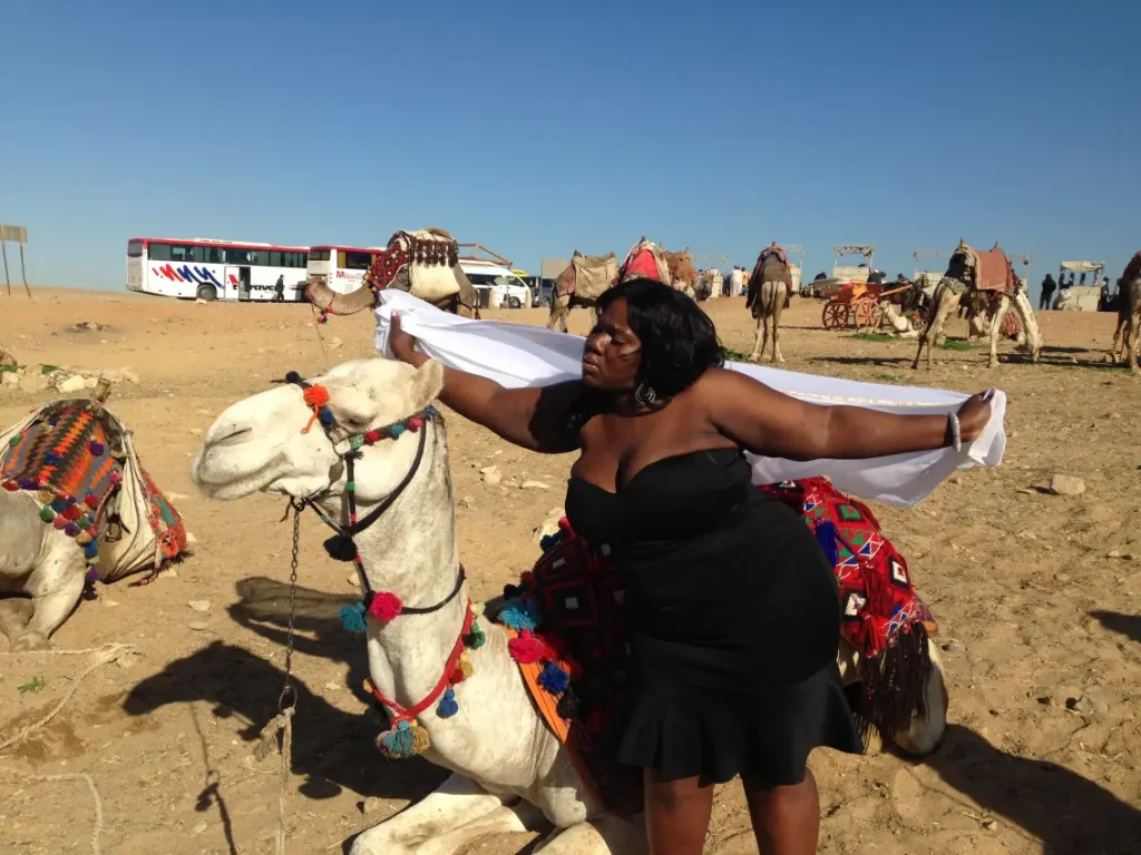 American tourists guided tour Egypt