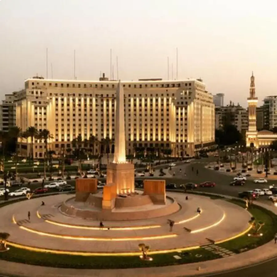 Tahrir Square Cairo daytime