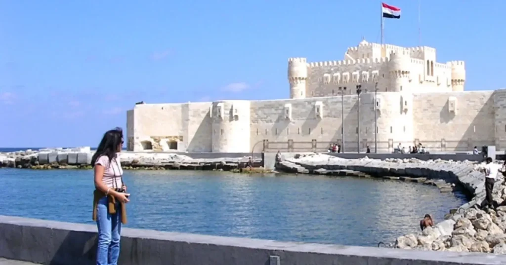 Citadel of Qaitbay Alexandria Mediterranean sea view